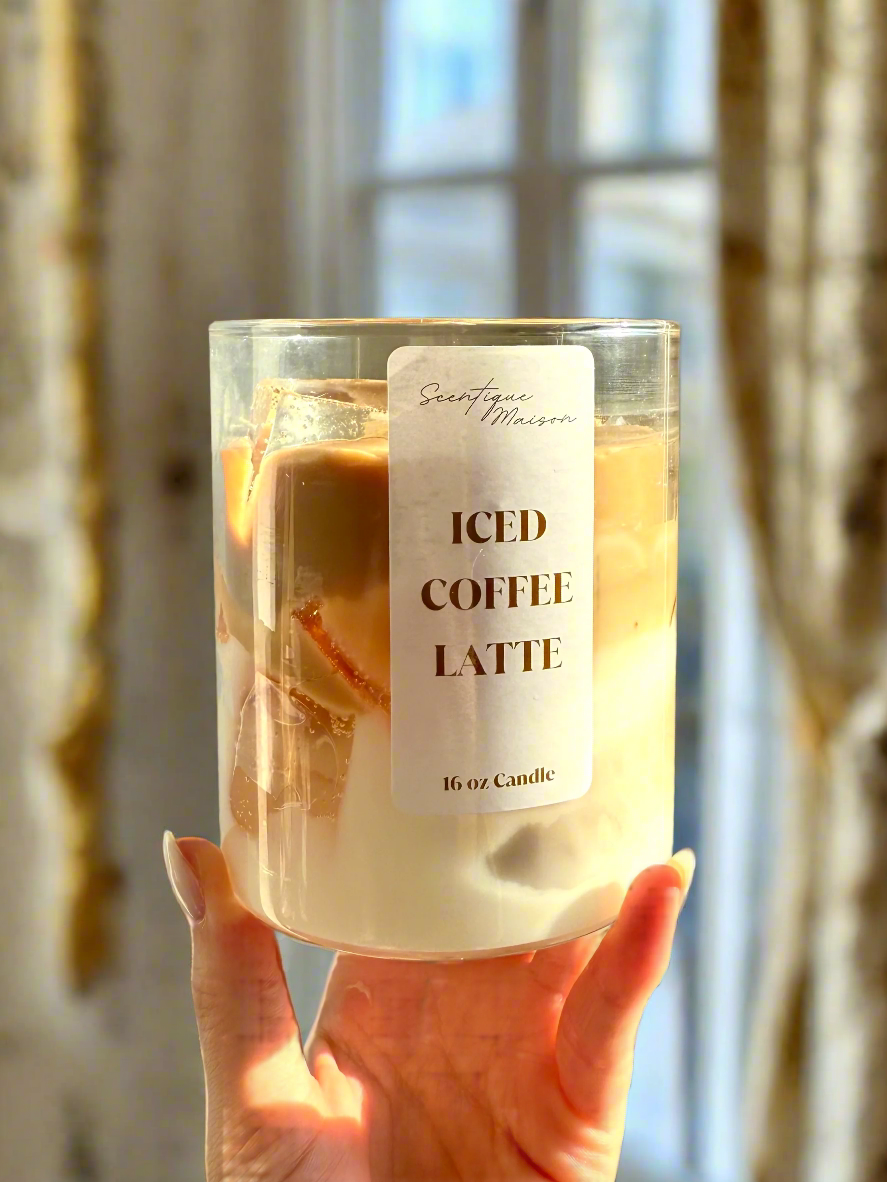 Iced Coffee Latte Candle