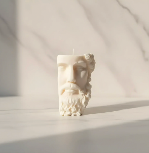 David Bearded Candle Figure
