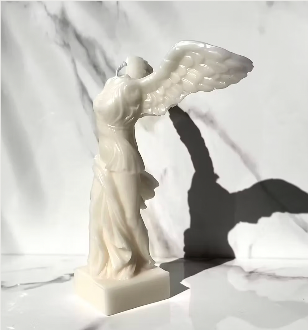 Celeste Winged Angel Candle