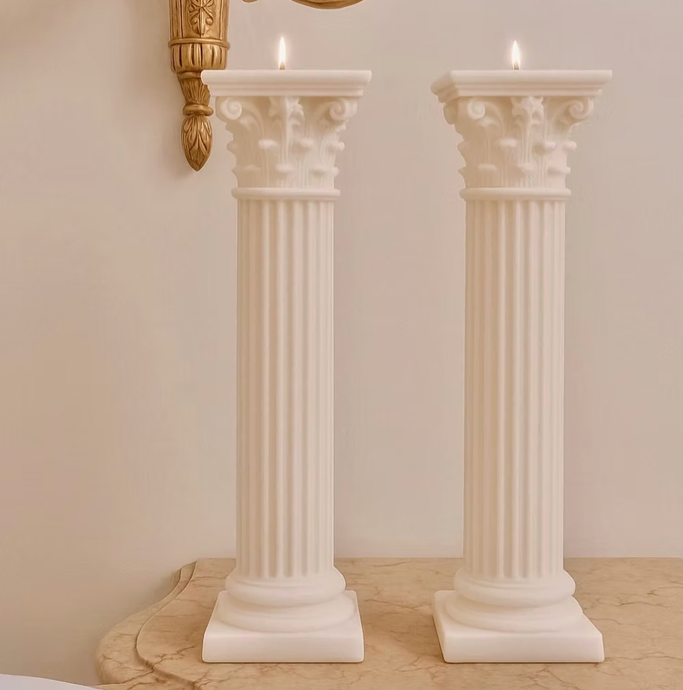 Large Athenian Pillar Candle