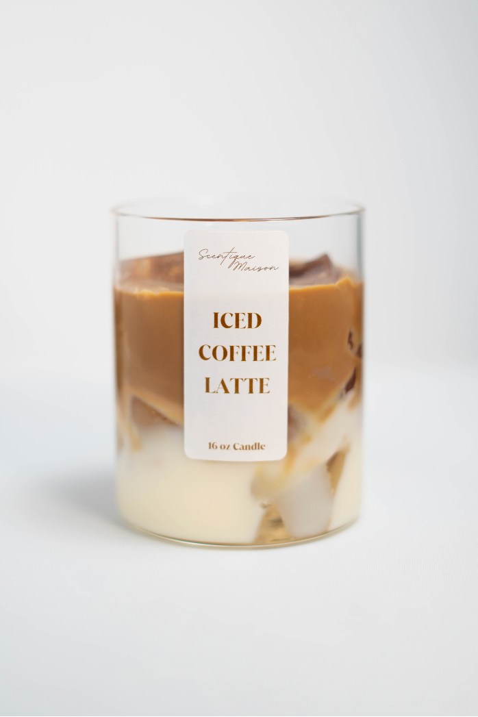 Double Espresso Iced Latte Candle Set