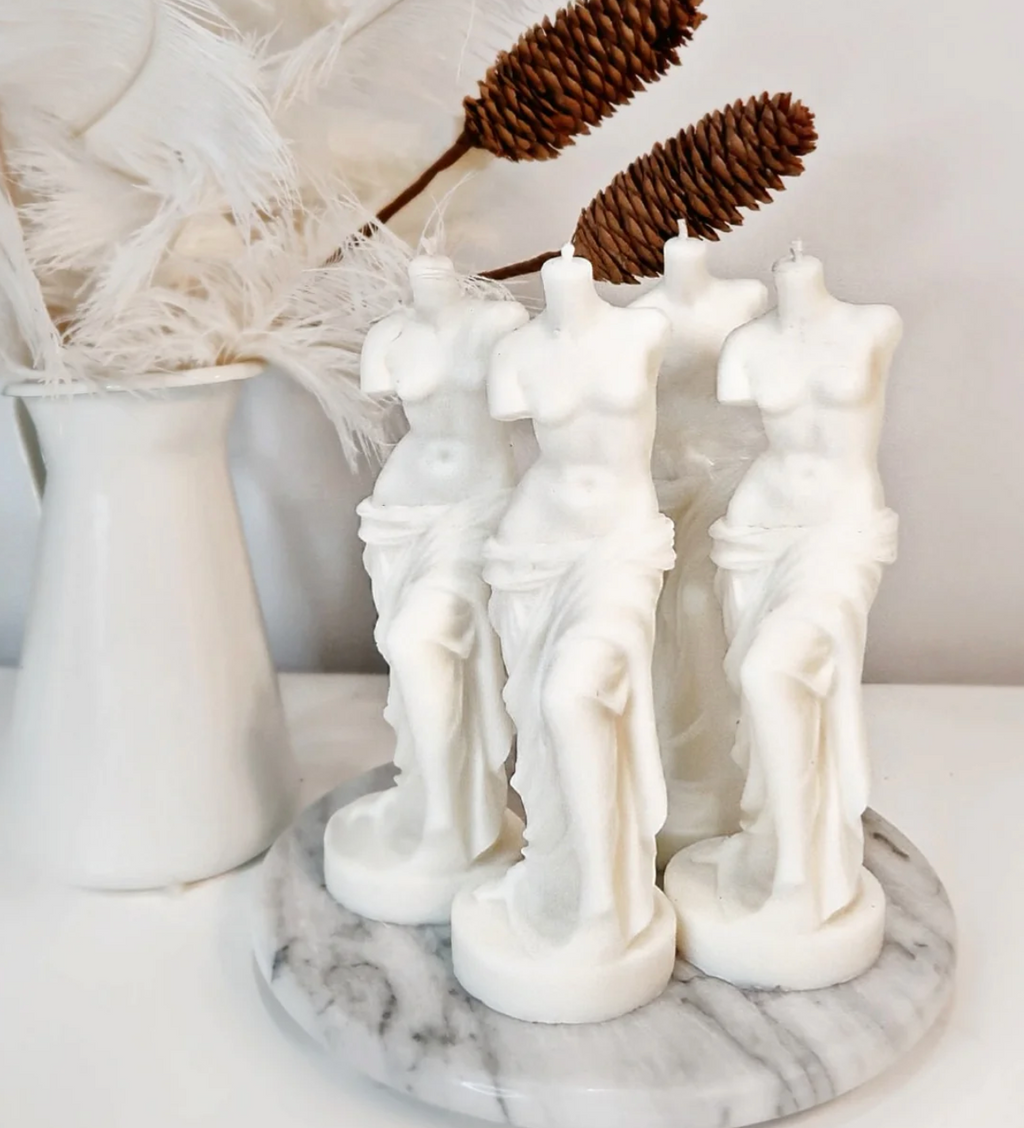 La Bella Silhouette White Candle