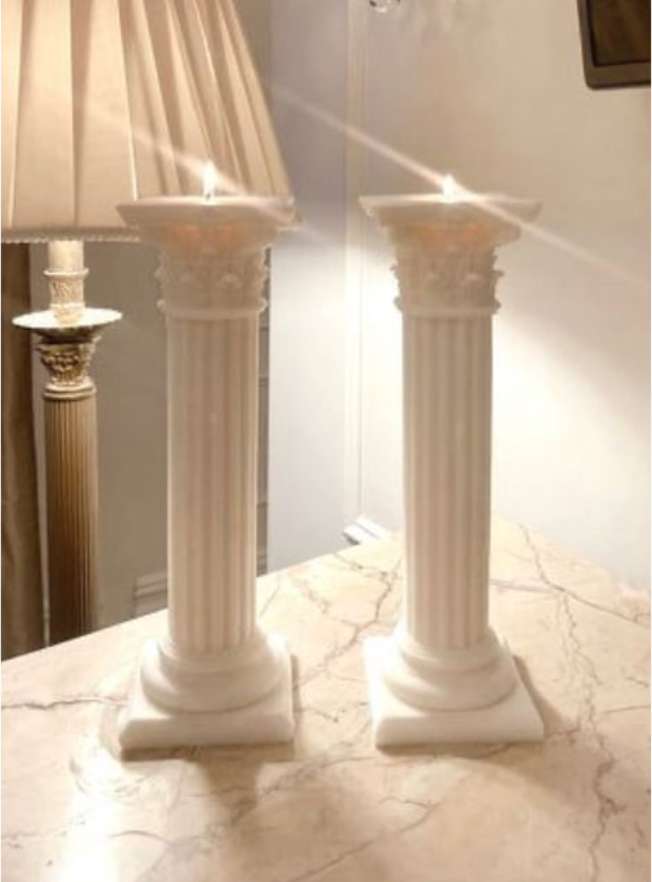Large Athenian Pillar Candle