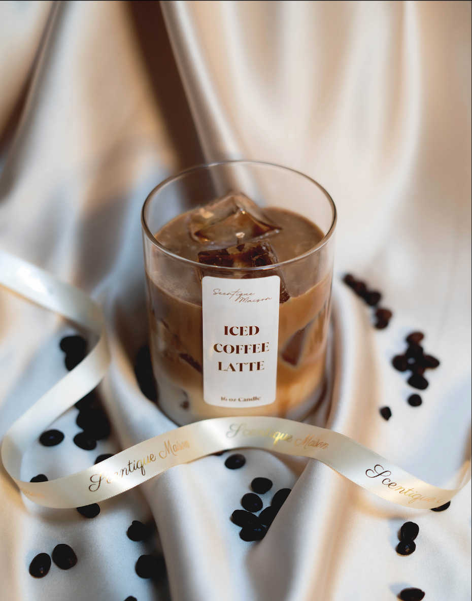 Iced Coffee Latte Candle