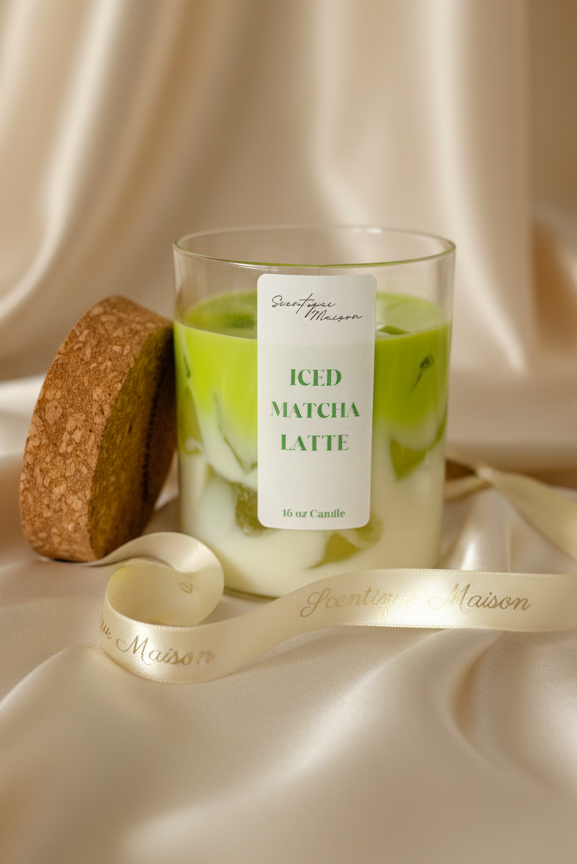 Iced Matcha Latte Candle